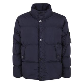 Stone Island Pufferjas voor Mannen - Heren - Jassen - Blauw - Maat: L