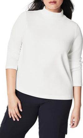 Spanx AirEssentials Mock Neck Sweatshirt in Powder at Nordstrom Rack, Size Large