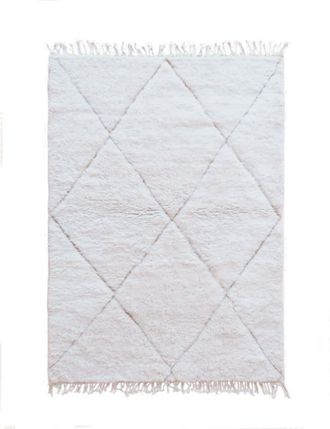 AFK Living Alfombra bereber suave de alta gama lana 128 x 188 cm