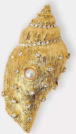 Lilly Pulitzer Kenneth Jay Lane Conch Shell Pin