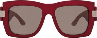 Gucci Grey Multilayer Square Ladies Sunglasses GG1688S 003 54