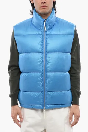 Jil Sander Recycled Nylon Sleeveless Puffer with Front Zip Jil Sander