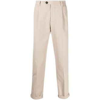 Brunello Cucinelli Beige Tailored Trousers With Cuffs, Brand Size 58 (US Size 42)