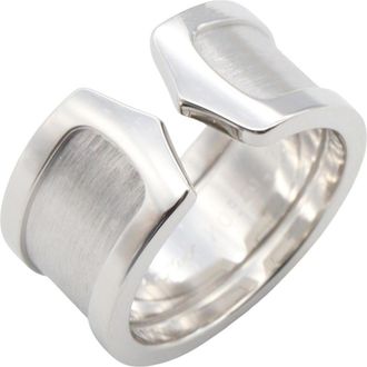 Cartier Silver White Gold (18K) Band Ring (Pre-Owned)