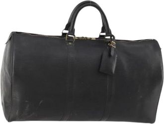 Louis Vuitton Pre-owned Vintage Epi Boston Tas - Dames - Vintage Weekendtas - Zwart - ONE Size - Leer - Vintage