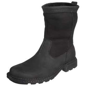 UGG Mens UGG Hartsville Boots Black Leather Waterproof Sheepskin Lined GBNC447