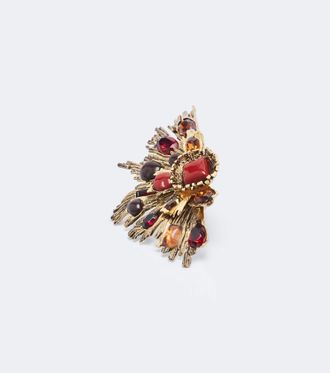 Saint Laurent Anillo Sunrise adornado