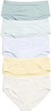 Nordstrom Rack Seamless 5-Pack Full Briefs in Blue Ancient Multi at Nordstrom Rack, Size X-Small