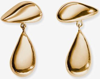 Agmes Ohrringe aus goldenem Silber Alyce