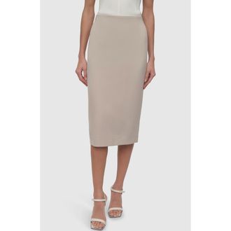 DKNY Pull-On Pencil Skirt in Pebble at Nordstrom, Size Small