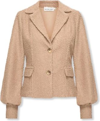 Hart by Helena Hart Dames, Jassen, Bruin, Maat: XL Leer