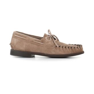 Alexander Hotto Sailor Shoes, male, Beige, Size: 10 1/2 US Suede Loafer