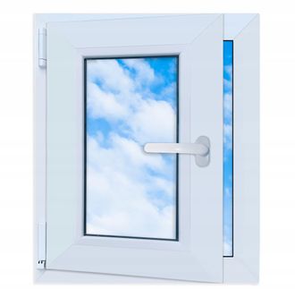 OEM Ventana De Pvc Blanca De 50x60 Mm, Oscilobatiente, Doble Acristalamiento