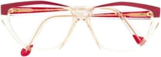 Saint Laurent Pre-owned Acetate sunglasses - Dames - Vintage Accessoires - Rood - ONE Size - Vintage