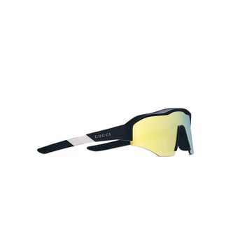 Gucci Accessoires, Dames, Zwart, ONE Size, Performance Shield Zonnebril