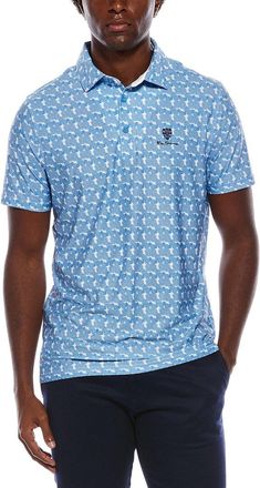 Ben Sherman Psychedelic Hemlet Tech Jersey Sports Fit Polo Shirt