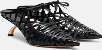 Ferragamo Cirry leather mules