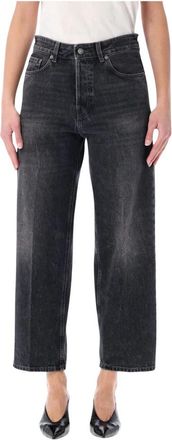 Haikure Betty Jeans - Dames - Cropped Jeans - Zwart - W26 - Katoen - Jeans