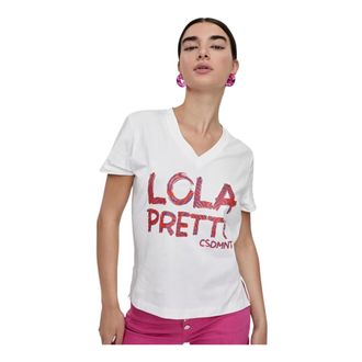 Lola Casademunt Tops, Dames, Wit, S, Witte Dames T-shirt