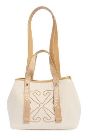 Off-white Small Classic Day Off Canvas Tote in Natural at Nordstrom Rack