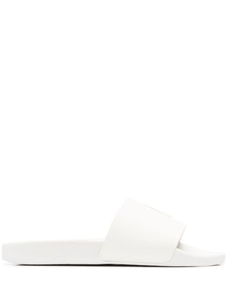 Polo Ralph Lauren Slippers met logoprint - Wit