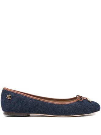 Lauren Ralph Lauren Ballerinas met strikdetail - Blauw