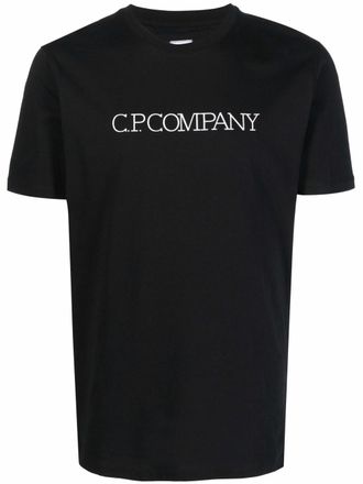 C.P. Company logo-print T-shirt - Black