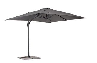 BIZZOTTO Sombrilla de aluminio con brazo antracita/gris 3x3