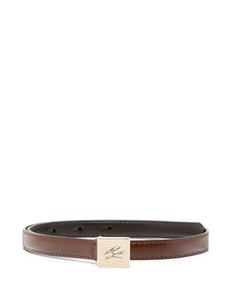 Karl Lagerfeld Kautograpgh belt - Marrone