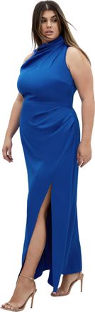 City Chic Womens Maxi Modern Darling Dress, Ultra Blue, 20 Plus
