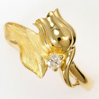 C&A Yellow Gold Yellow Gold (18K) Band Ring (Pre-Owned)