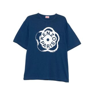 Kenzo T-Shirts, male, Blue, Size: M Boke Flower 2.0 T-shirt