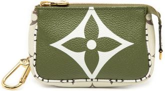 Louis Vuitton Beige Green Ivory Pvc Pochette (Pre-Owned)
