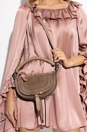 Chlo&eacute; Marcie Mini Shoulder Bag, Womens, Brown