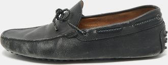 Tod's Tods Black Leather Gommino Loafers