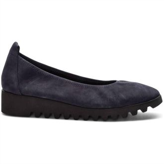 Aetrex Womens Brianna Ballet Flat In Navy