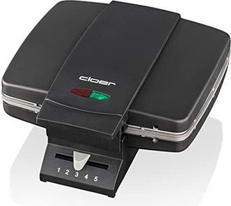 Cloer 1440 Gofrera Negra 930 W 5 Temperaturas