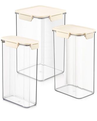 Sorbus 3-Pack Tall Stackable Food Storage Containers