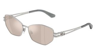 Dolce & Gabbana DG2338 05/0V Womens Sunglasses Silver Size 58