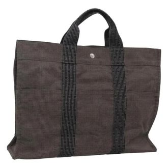 Herm&egrave;s Pre-owned Tote Bags, female, Gray, Size: ONE SIZE Pre-owned Vintage Tote Bag