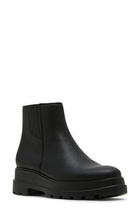 Blondo Jolie Waterproof Platform Bootie in Black Leat at Nordstrom Rack, Size 5.5