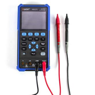 OEM Osciloscopio Digital 2 En 1 Hds272 Con Pantalla Lcd Profesional, Mini Osciloscopio Y Mult&iacute;metro, 20.000 Cuentas, Con Bater&iacute;a De Litio Y Funci&oacute;n De Mem