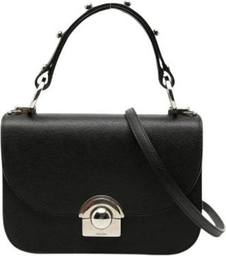 Prada Pre-owned Shoulder Bags, female, Black, Size: ONE SIZE Pre-owned The Arcade