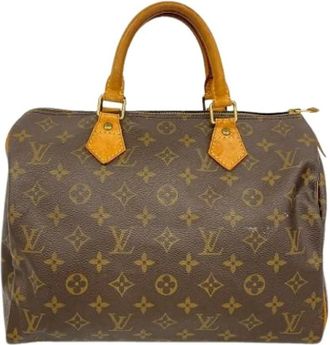 Louis Vuitton Pre-owned Vintage Monogram Canvas Handtas - Dames - Pre-owned - Bruin - Maat: ONE Size Taf