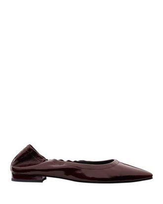 Margaux Eyewear The Roma Ballet Flat in Merlot Crinkle Patent at Nordstrom, Size 37.5