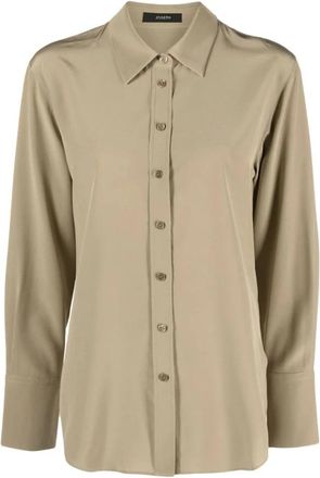 Joseph Joe Shirt - Dames - Overhemden - Bruin - M - Overhemden