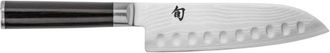 Shun DM0718 Classic Hollow Ground Santoku, 7 inch in Ebony at Nordstrom