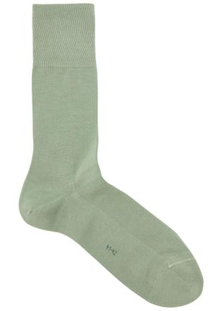 Falke Tiago Cotton-blend Socks - Light Green - 7 8 (IT41-42)