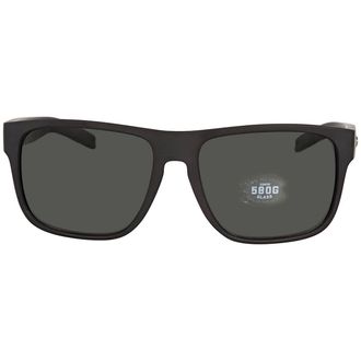 Costa SPEARO XL Grey Polarized Glass Rectangular Mens Sunglasses 6S9013 901304 59