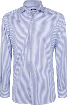 Barba Shirt Classic Stripes I1u13p0157073.U.01 Light Blue